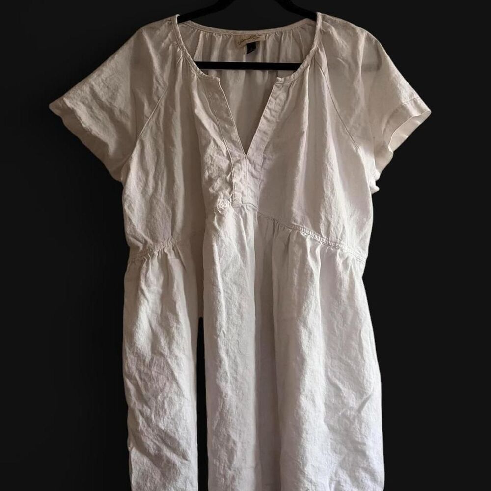 Universal Thread Women's White Linen Dress